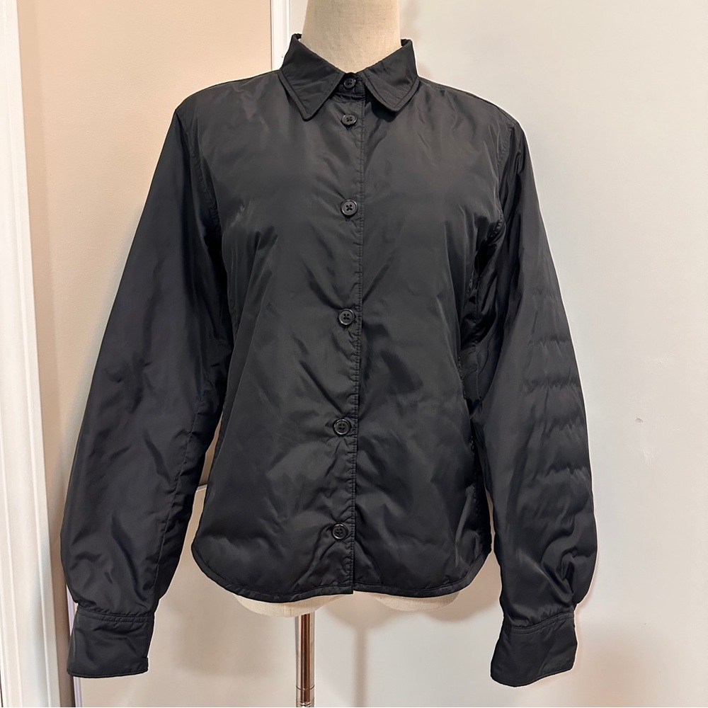 Black Button-Up Jacket fits ( M/S)